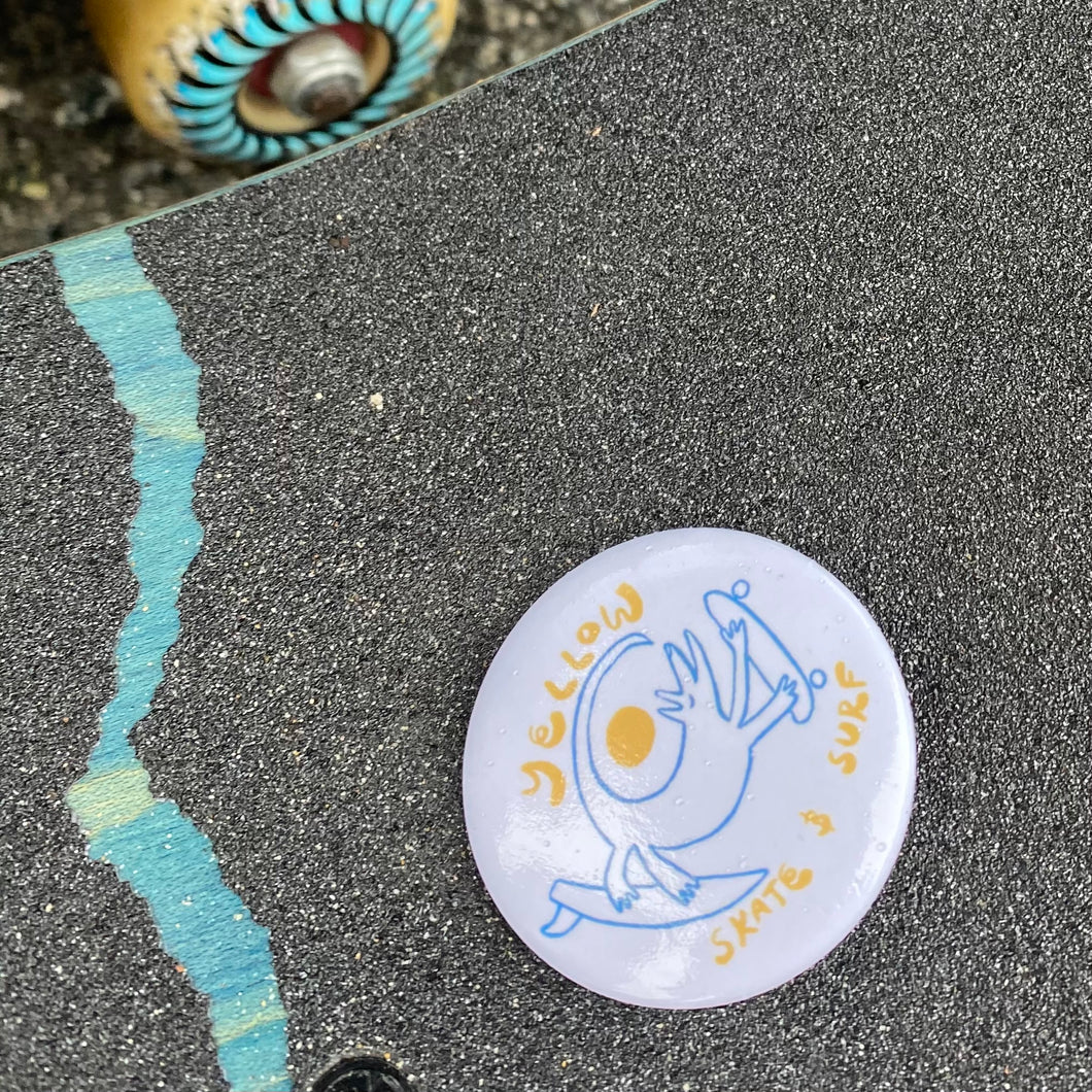 YSS Dogboarder pin back button