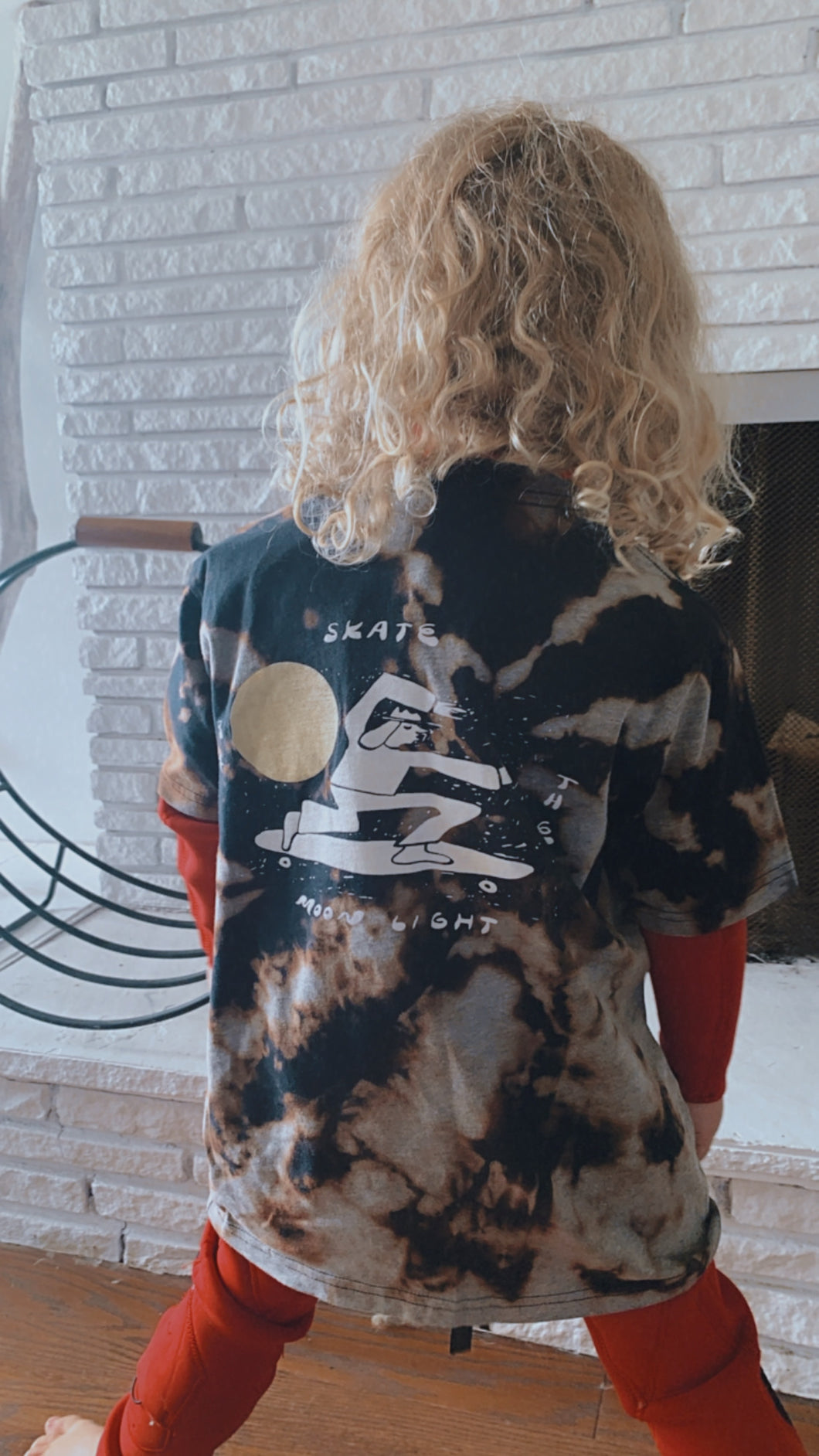Tie Dye Skate by the Moonlight Tee